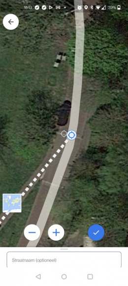 Google Maps ontbrekende weg
