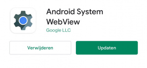 Belangrijke System WebView update fixt probleem met apps die crashen System WebView Android header
