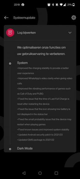 OnePlus 9 Pro OxygenOS 11.2.2.2