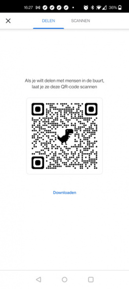 Chrome Android QR code