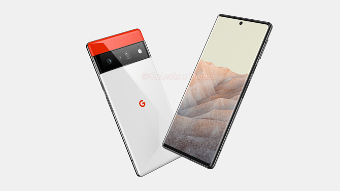 Google Pixel 6 Pro render