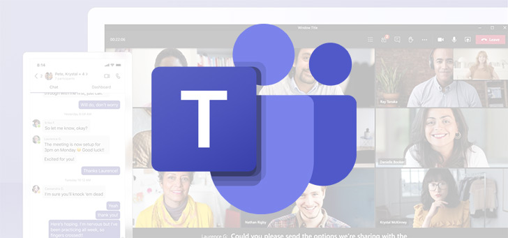 Microsoft Teams header