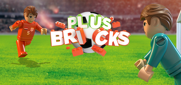 Plus Bricks app: bouw, speel en film je eigen EK voetbal