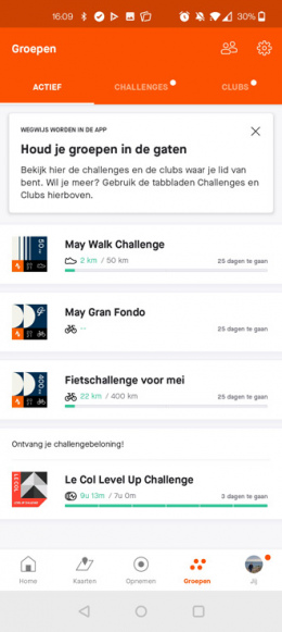 Strava groepen