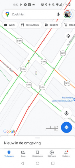 Google Maps verkeerslichten