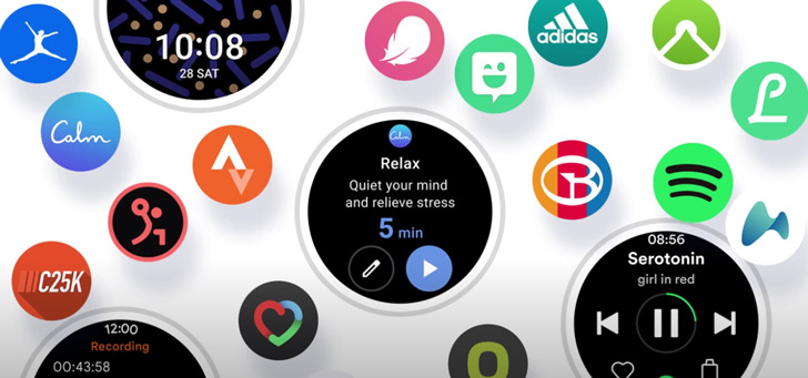 One UI Watch header