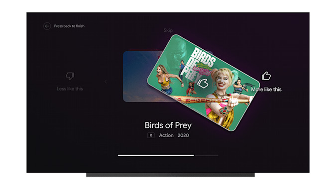 Android TV recommendations