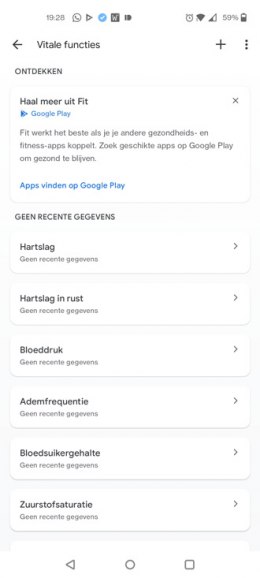 Google Fit gezondheid