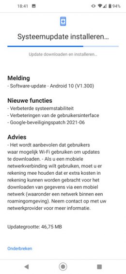 Nokia 5.4 juni 2021 update