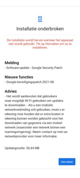 Nokia 5.3 beveiligingsupdate augustus 2021