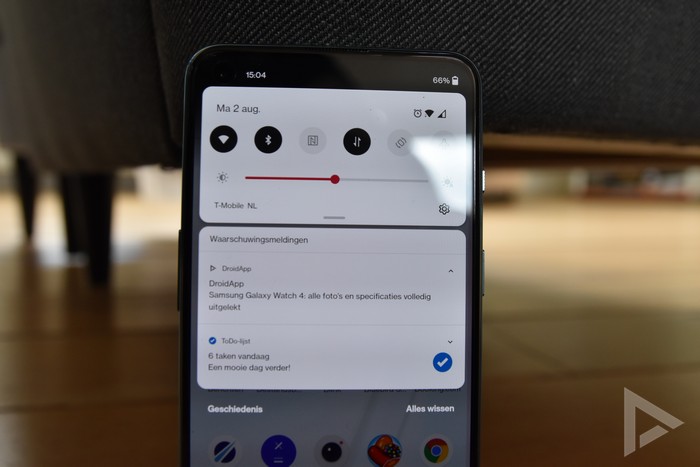 OnePlus Nord 2 notifications