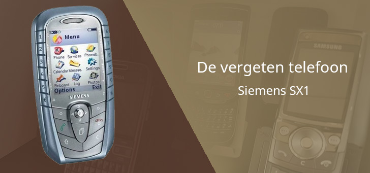 De vergeten telefoon: Siemens SX1 uit 2003