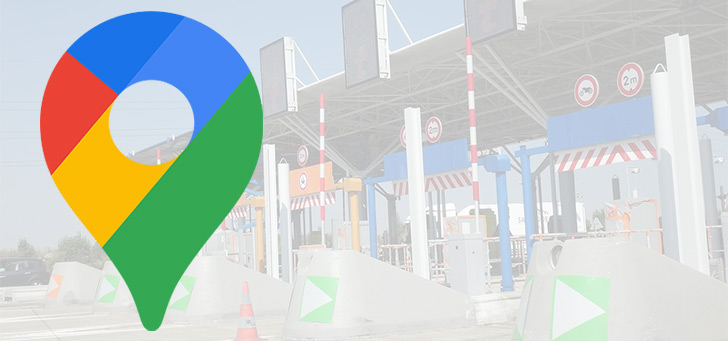 google maps tol header