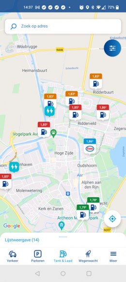 ANWB Onderweg 4.10 tankstation