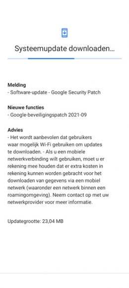 Nokia 5.3 beveiligingsupdate september 2021