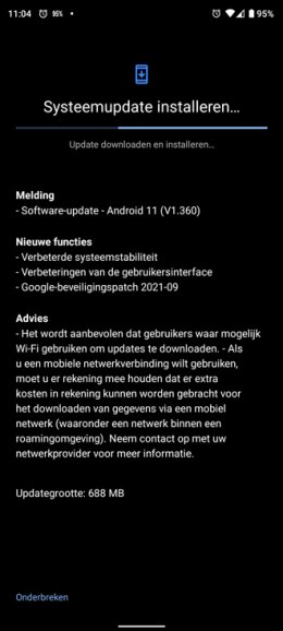 Nokia X20 september update