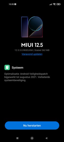 Xiaomi Mi 11 Lite augustus update