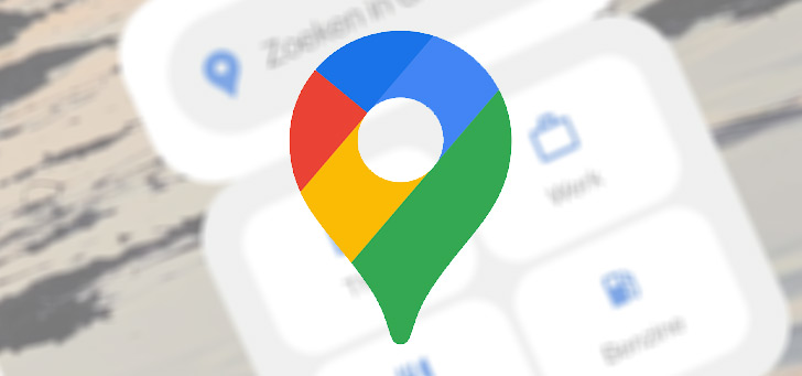 Google Maps widget header