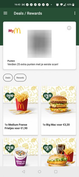 MyMcDonald's app