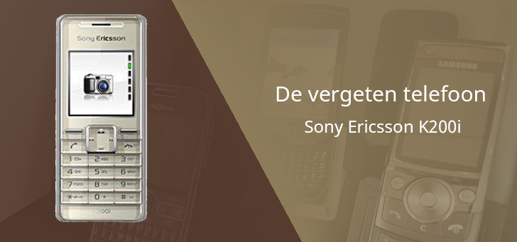 Sony Ericsson K200i vergeten header