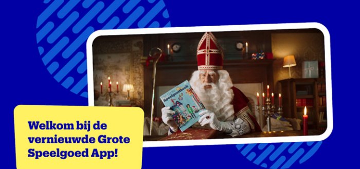 Bol.com Speelgoed app: help Sinterklaas met het terugvinden van cadeaus