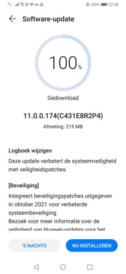 Huawei P30 Pro oktober update