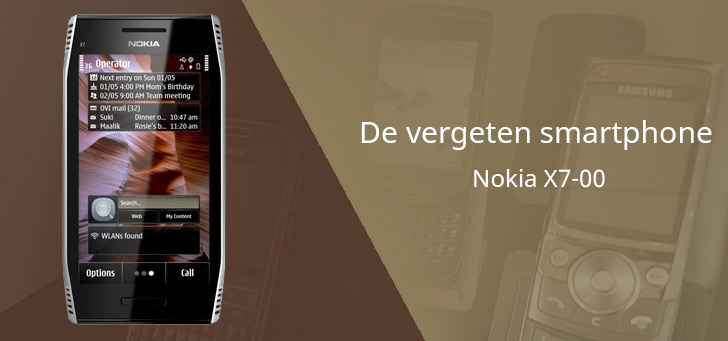 Nokia x7-00 vergeten header
