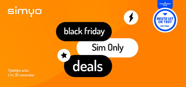 Simyo banner black friday