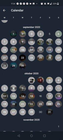 Telegram 8.2 kalenderweergave