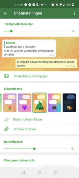 Telegram 8.3 thema