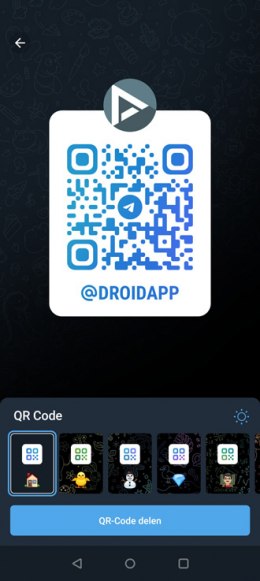 Telegram 8.4 QR code