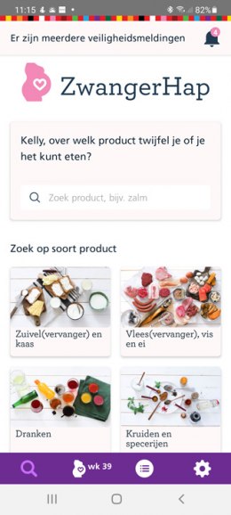 Zwangerhap app