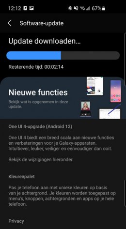 Galaxy S10 Android 12