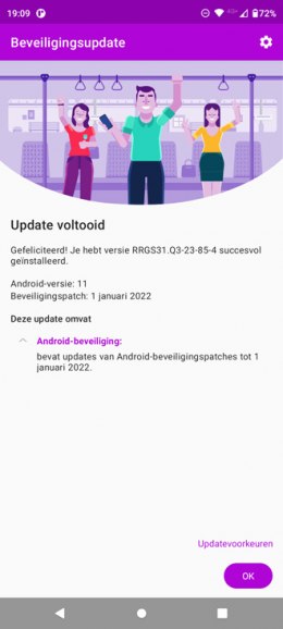 Motorola Edge 20 beveiligingsupdate januari 2022