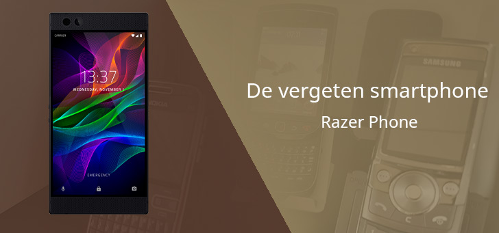 Razer Phone vergeten header