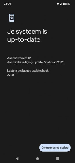 Android beveiligingsupdate februari 2022