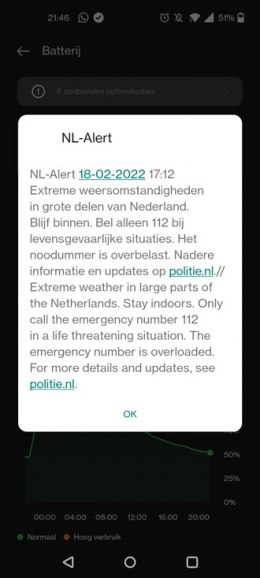 NL-Alert Storm Eunice