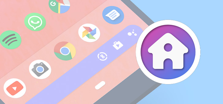 Action Launcher header