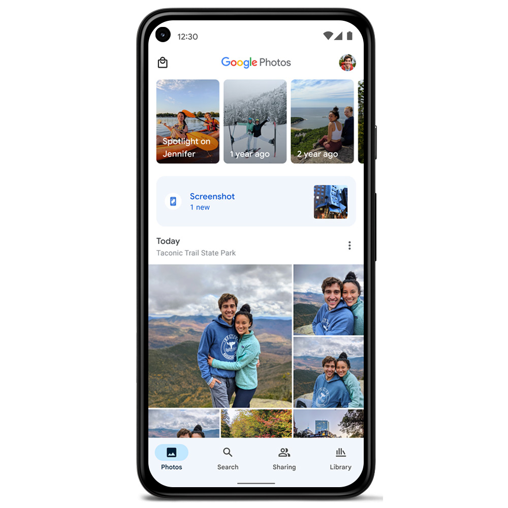 Google Photos screenshots