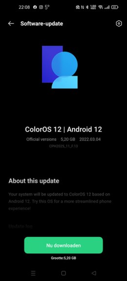Oppo Find X2 Pro Android 12
