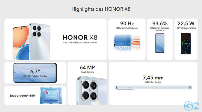 Honor X8