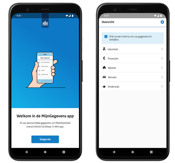 MijnGegevens app