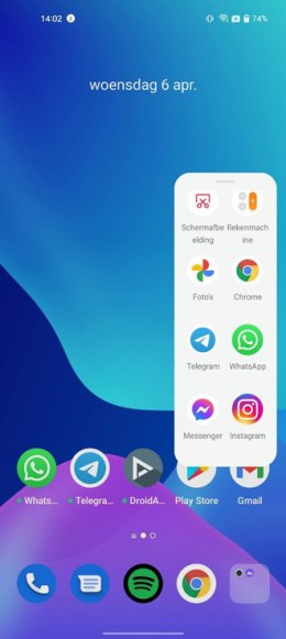 Realme 9 Pro zijbalk