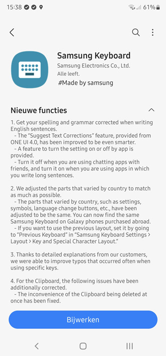 lip Liever Ook Samsung Toetsenbord-app krijgt grote update: minder spelfouten en  verbeteringen
