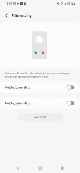 Galaxy S22 flitsmelding