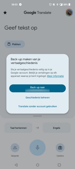 Google Translate geschiedenis