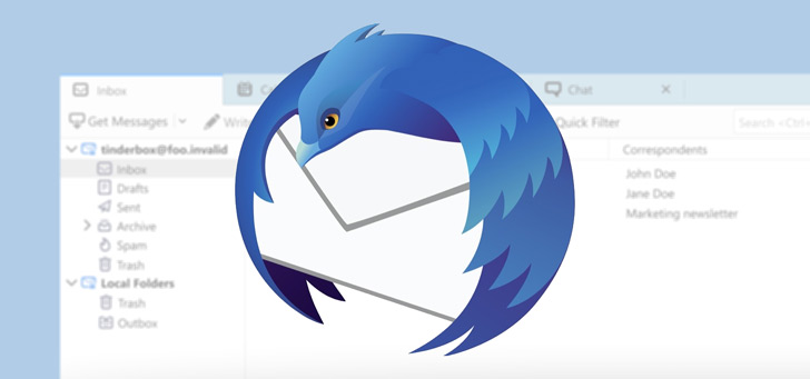 Mozilla Thunderbird header