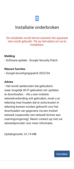 Nokia G50 april update