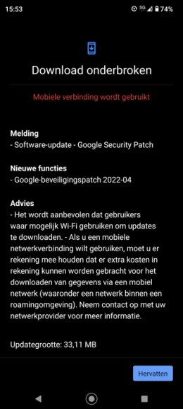 Nokia X20 Beveiligingsupdate april 2022