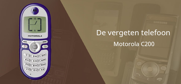 Motorola C200 vergeten header